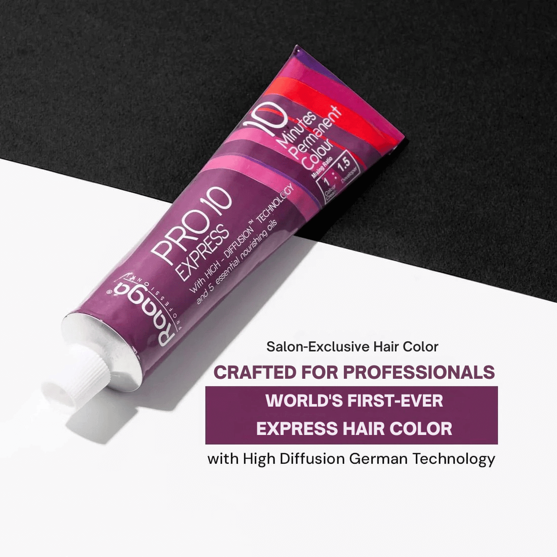 Raaga Pro 10 permanent hair colour kit Indicrest
