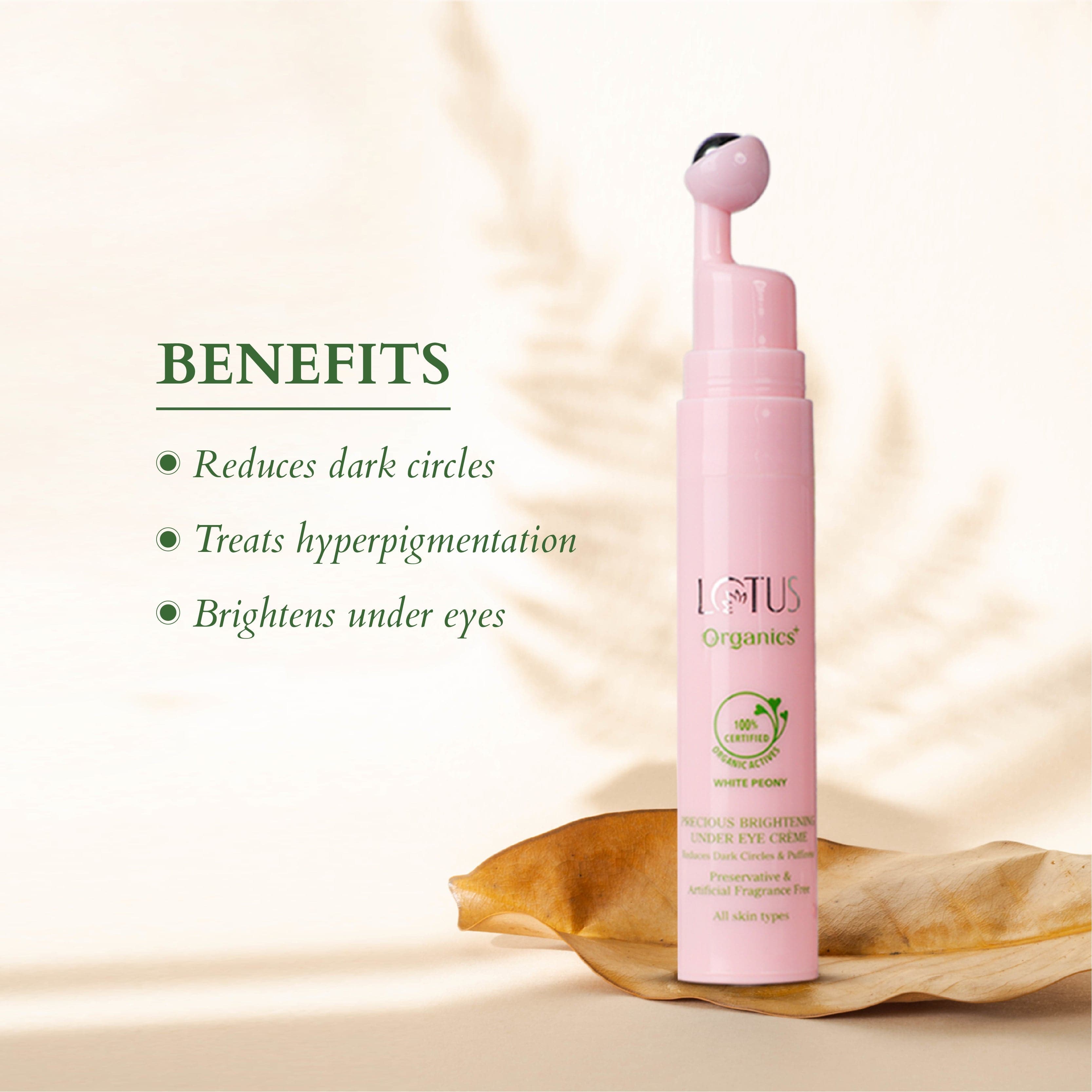 Lotus Herbals Precious Brightening Radiant Beauty Combo, 50g + 15ml