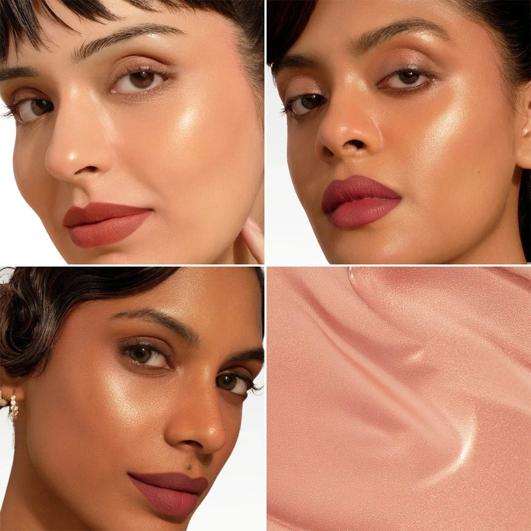 Pilgrim The French Collection Liquid Serum Highlighter, Sunkiss Gold - 01 - Image 3 - Buy from Indicrest