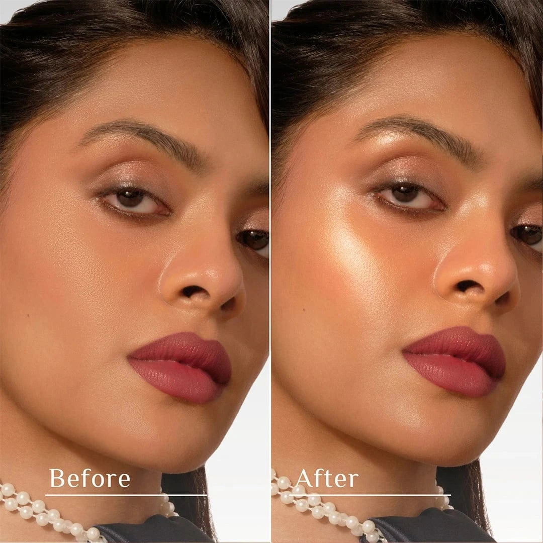 Pilgrim The French Collection Liquid Serum Highlighter, Sunkiss Gold - 01 - Image 4 - Buy from Indicrest