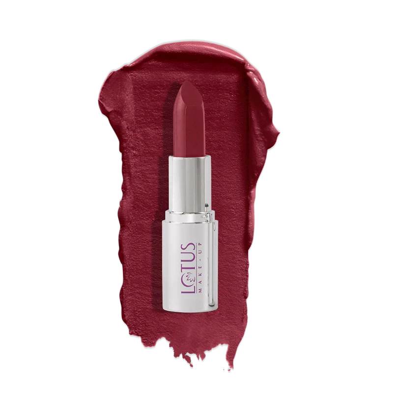 Lotus Herbals Ecostay Butter Matte Lip Color, Tangy Red