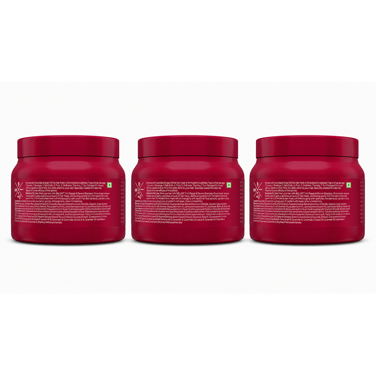 Bblunt 7 in 1 Repair & Revive Hair Mask for Upto 100% Damage Repair, 250g, 7 in 1 Repair & Revive Hair Mask 120g - Image 23 - Buy from Indicrest