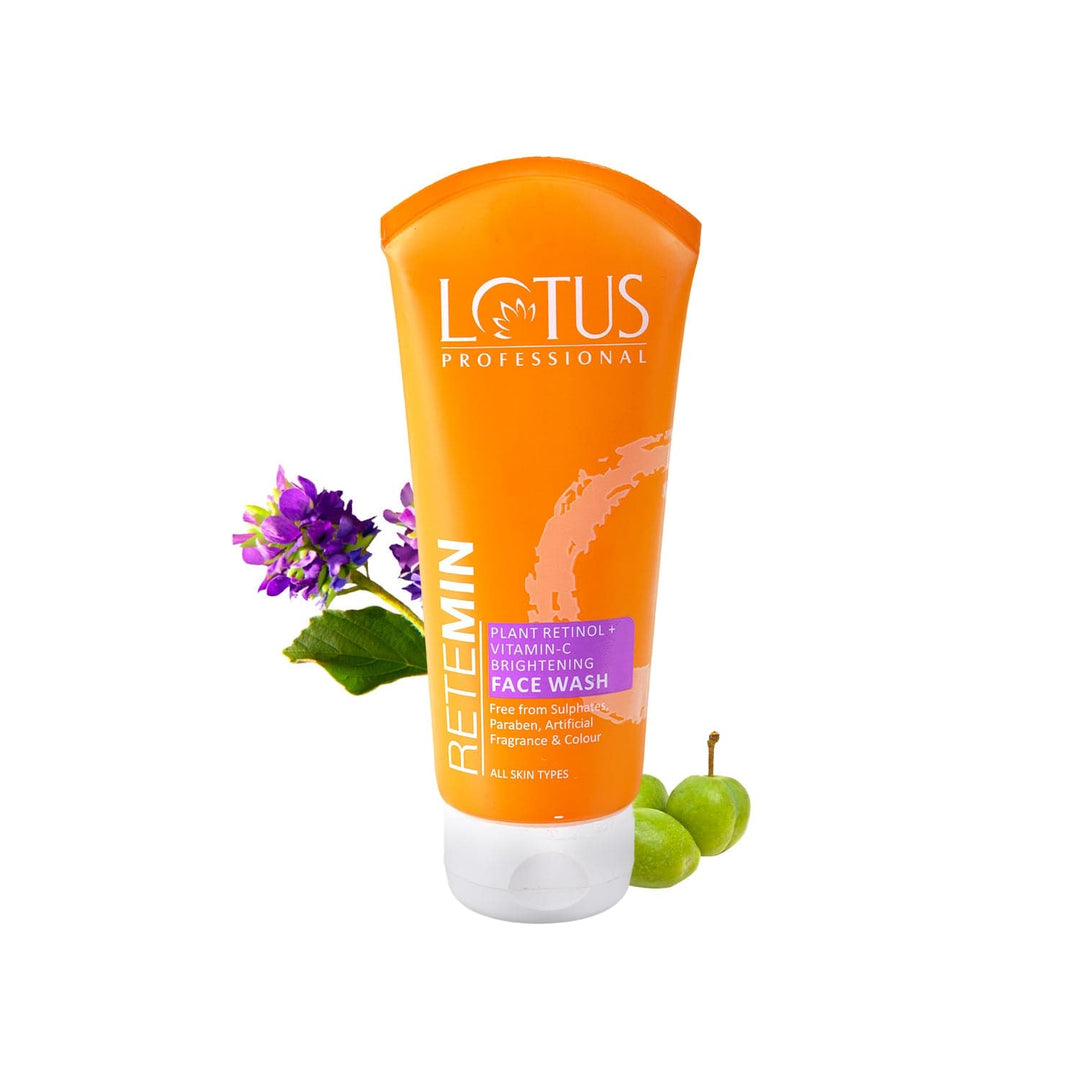 lotus-professional-retemin-plant-retinol-vitamin-c-brightening-face-wash-100ml - Image 2 - Buy from Indicrest