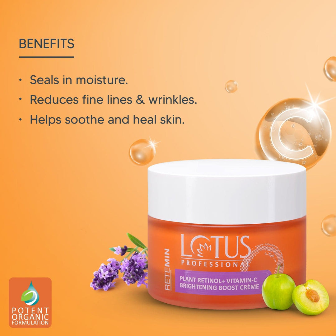 lotus-professional-retemin-plant-retinol-vitamin-c-brightening-boost-creme-50g - Image 4 - Buy from Indicrest