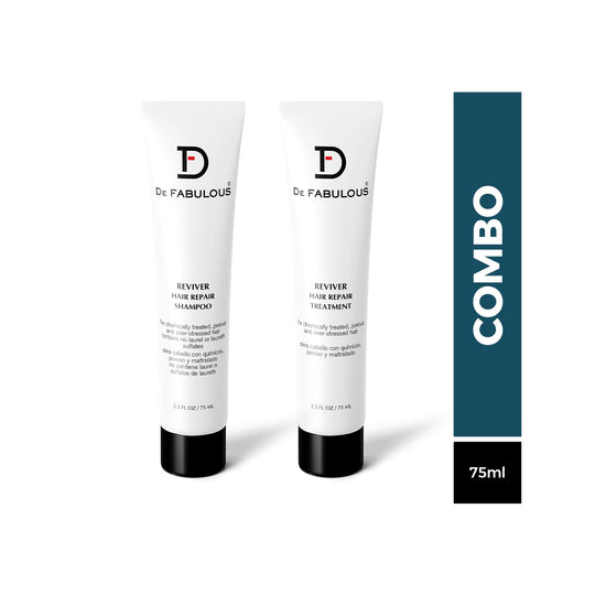 De Fabulous Reviver Shampoo 75ml and Treatment, 75ml Combo - Buy from Indicrest