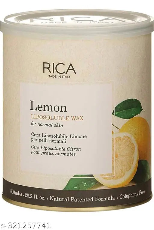 Rica Liposoluble Wax Lemon 800ml - Indicrest