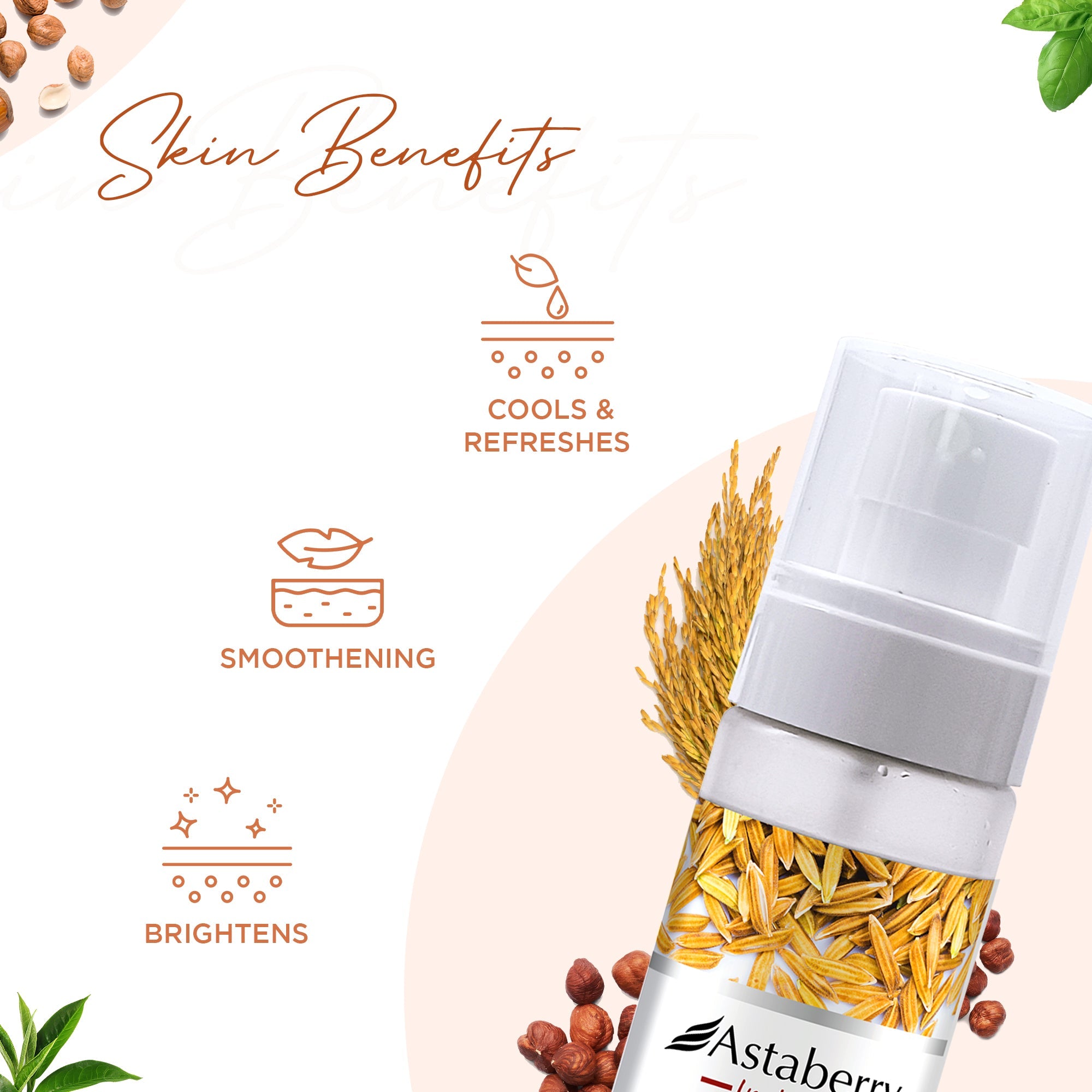 Astaberry Rice Witch Hazel Face Toner for Glowing Skin - 100ML - Image 4 - Buy from Indicrest