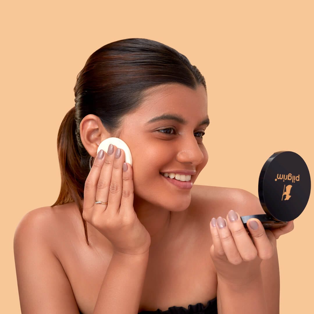pilgrim dream matte compact powder rich caramel 325   Image 4   Buy from Indicrest
