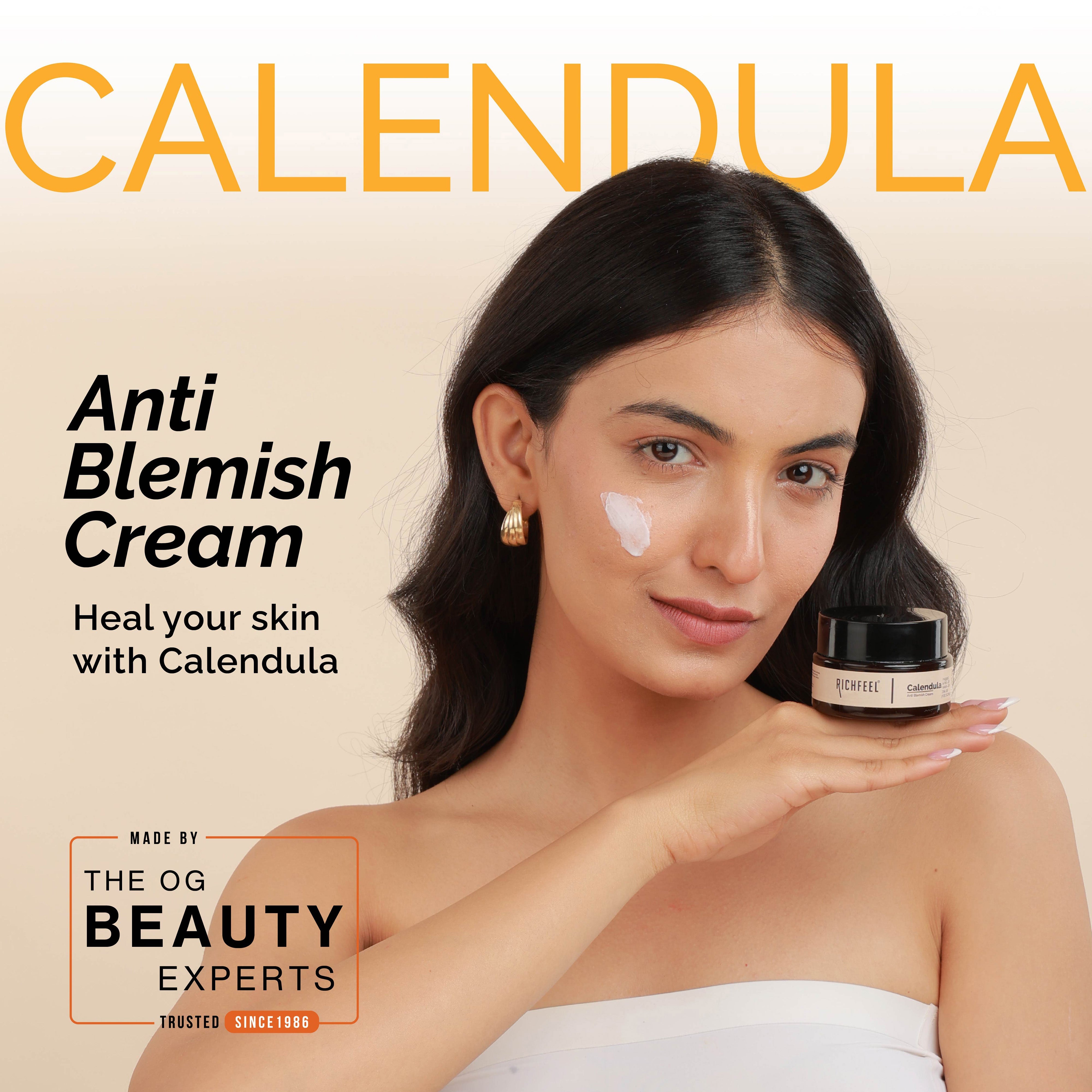 Richfeell Calendula Anti Blemish Cream 50 g - Image 3 - Buy from Indicrest