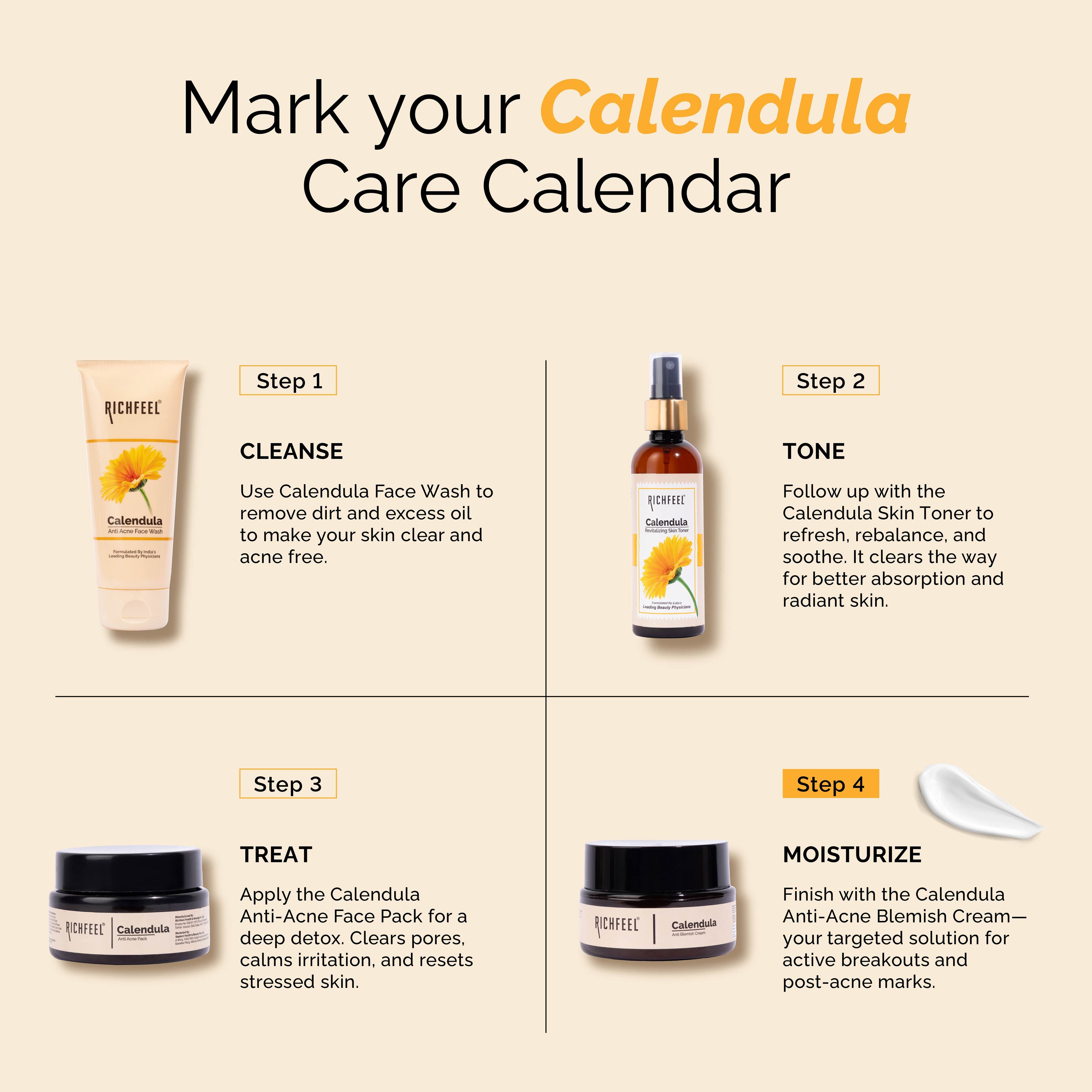 Richfeell Calendula Anti Blemish Cream 50 g - Image 9 - Buy from Indicrest