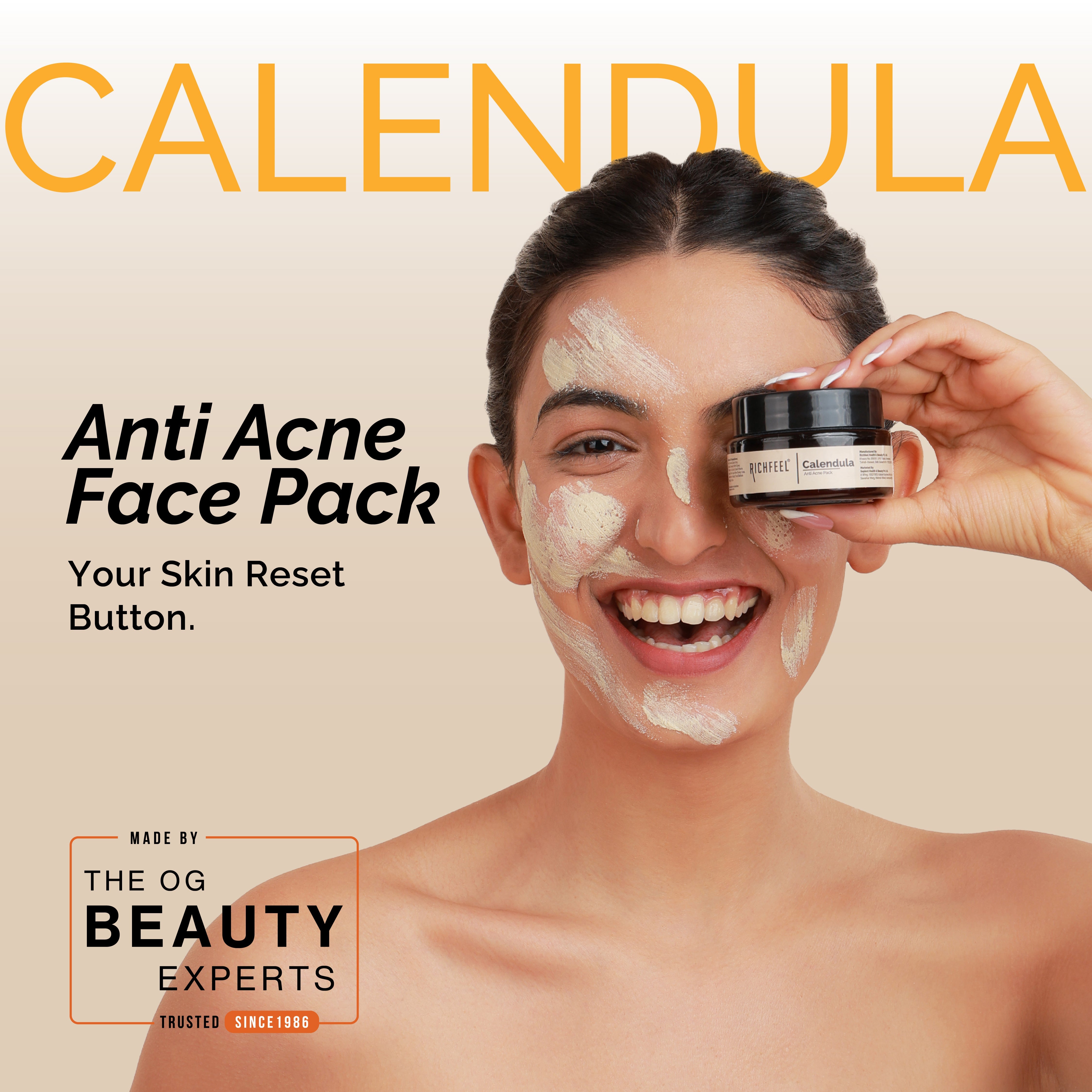 Richfeell Anti Acne Pack 50 G Pack of 2 - Image 3 - Buy from Indicrest