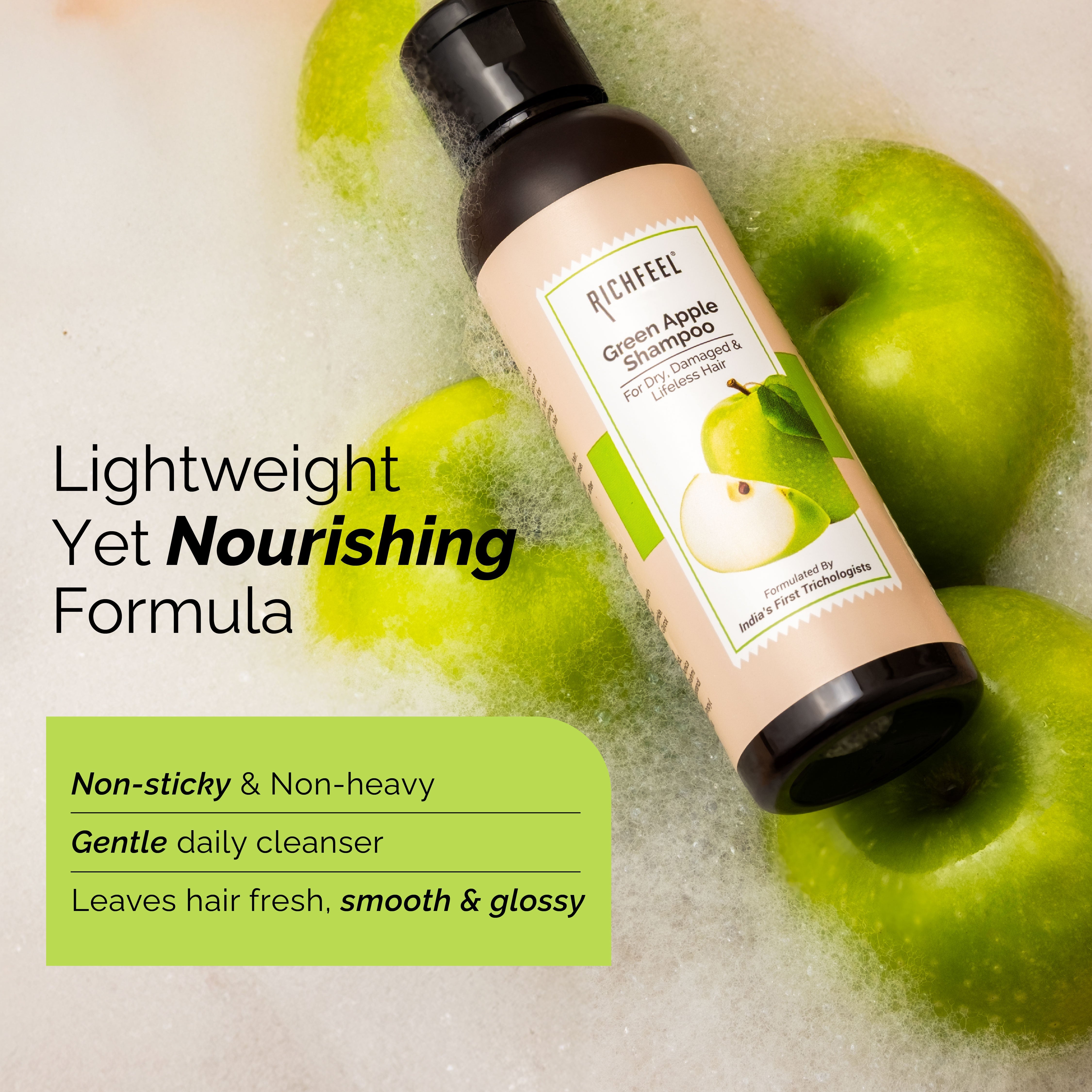 Richfeell Green Apple Shampoo 100 ml - Image 6 - Buy from Indicrest