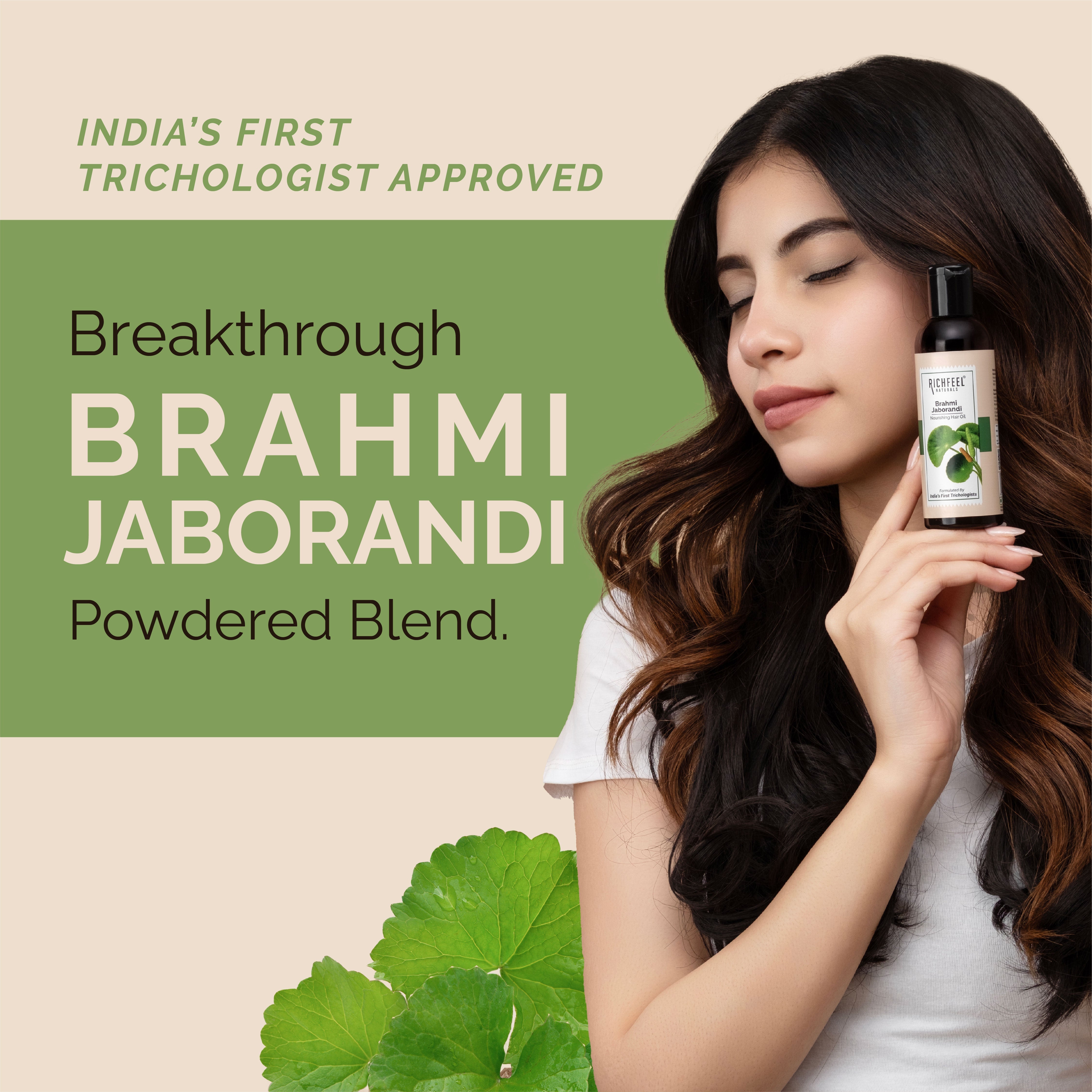 Richfeell Brahmi Jaborandi Nourishing Hair Oil 80 Ml (Pack of 4) - Image 2 - Buy from Indicrest
