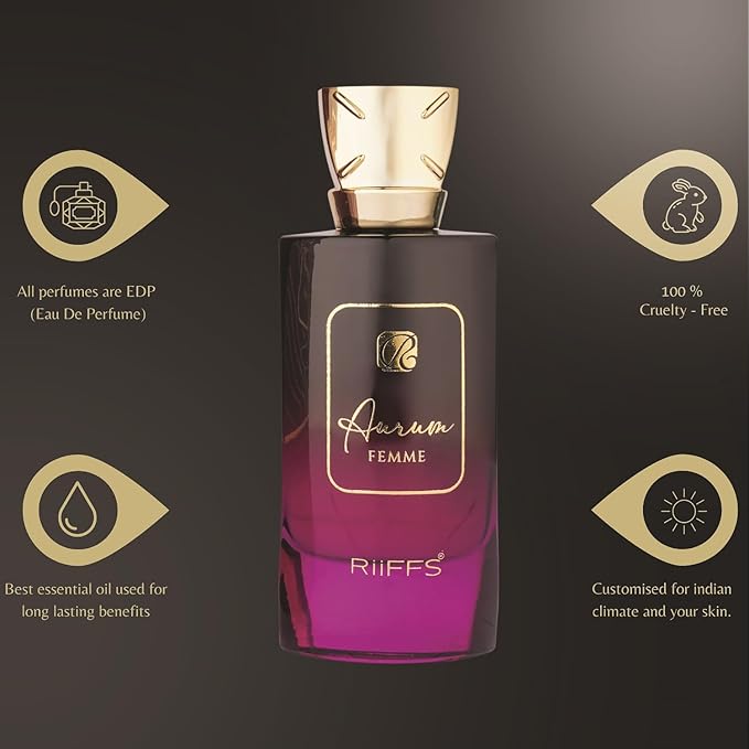 RiiFFS Aurum Femme long lasting women’s fragrance Indicrest
