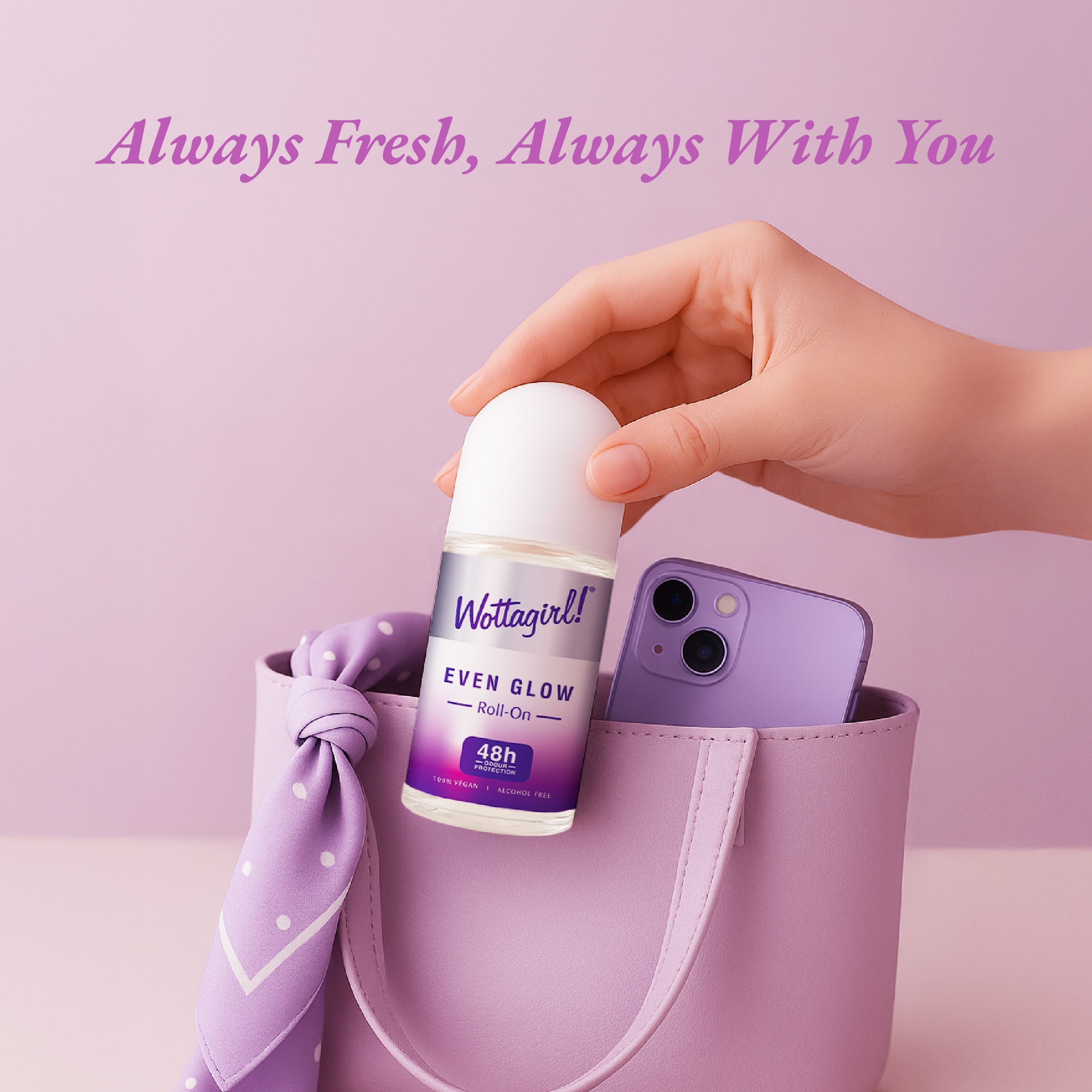 Wottagirl Even Glow Roll-On, 50ml - Image 7 - Buy from Indicrest