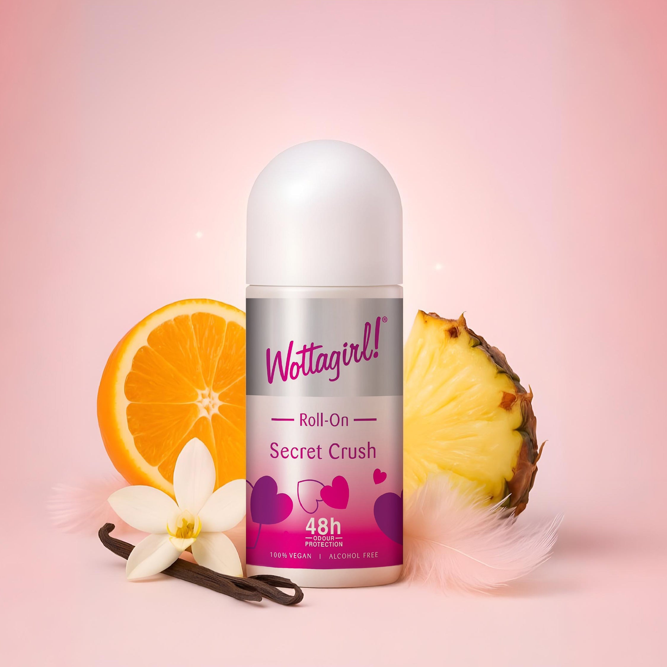 Wottagirl Secret Crush Roll-On, 50ml - Buy from Indicrest