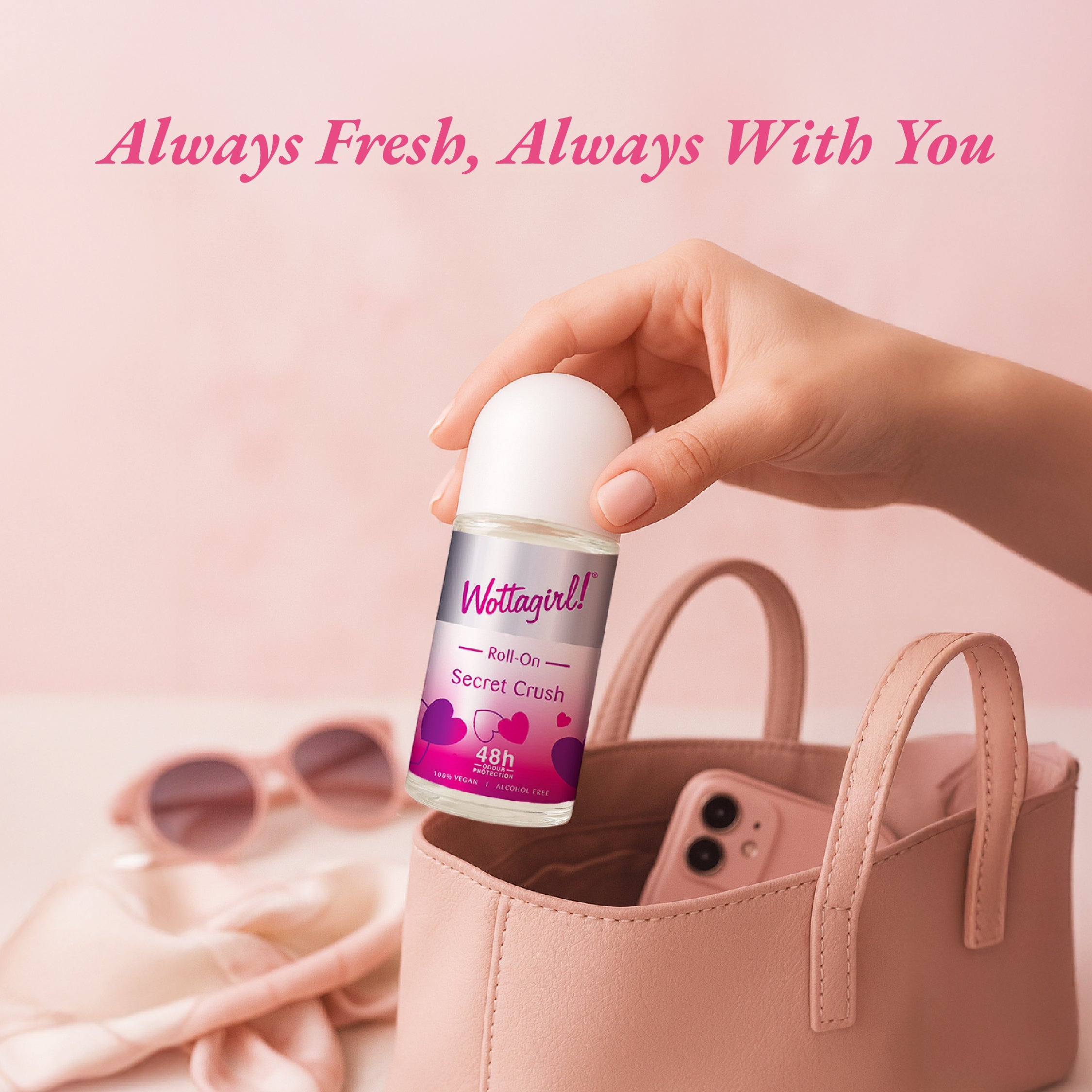 Wottagirl Secret Crush Roll-On, 50ml - Image 7 - Buy from Indicrest