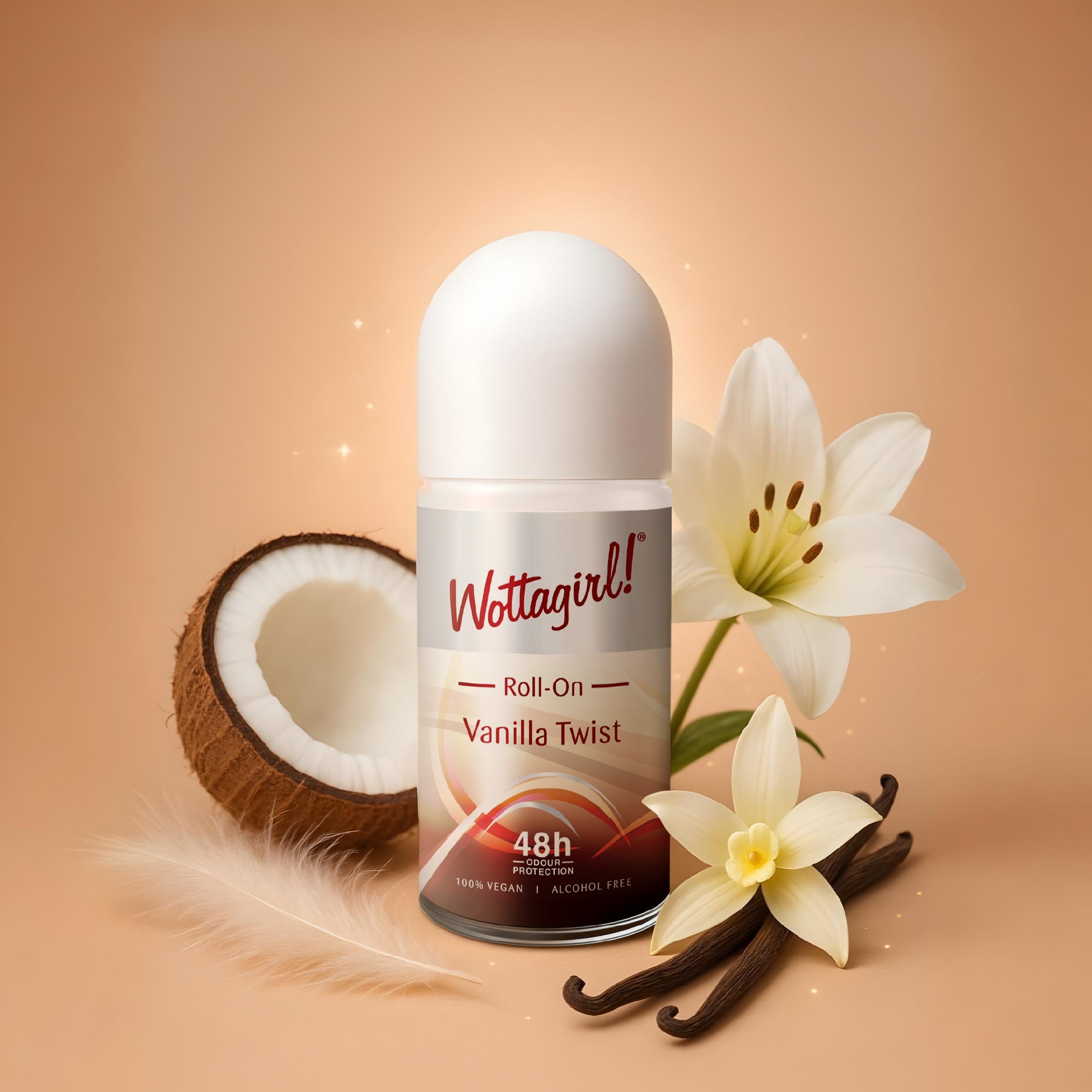 Wottagirl Vanilla Twist Roll-On, 50ml - Buy from Indicrest