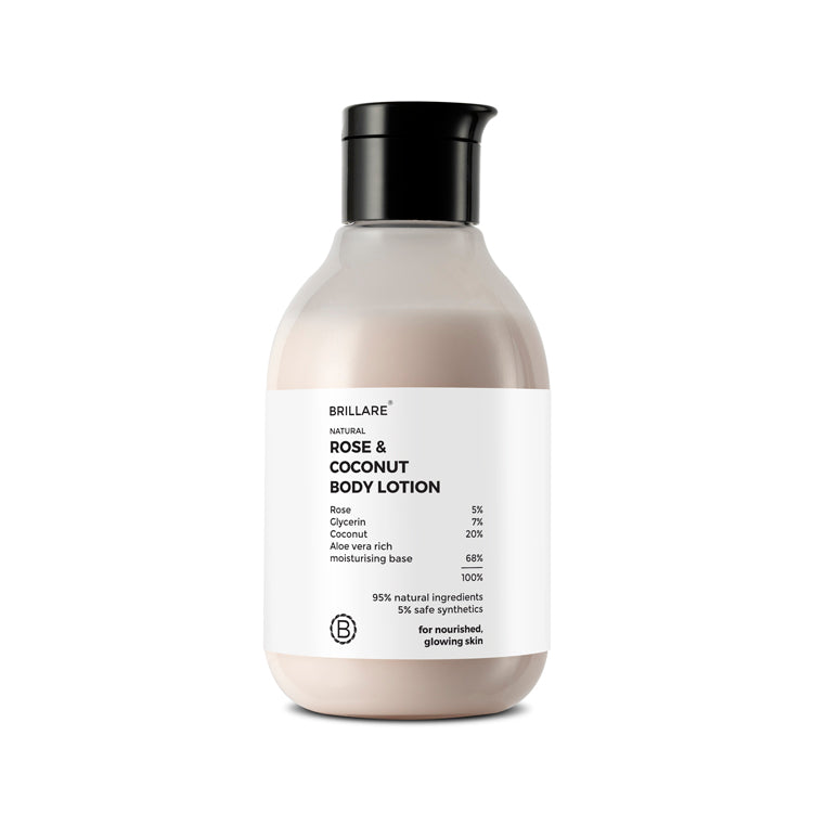 Brillare Rose & Coconut Body Lotion, 200ml - Image 6 - Buy from Indicrest