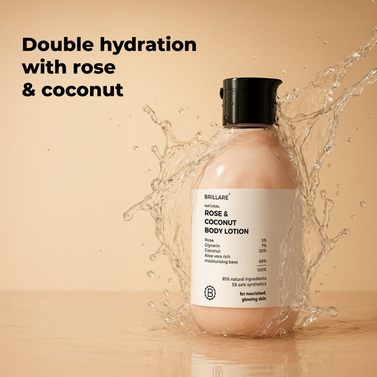 Brillare Rose & Coconut Body Lotion, 200ml - Image 2 - Buy from Indicrest