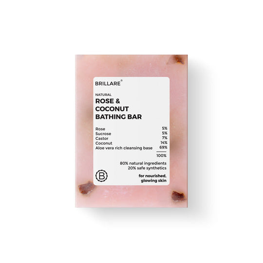 Brillare Rose & Coconut Bathing Bar, 75g - Buy from Indicrest
