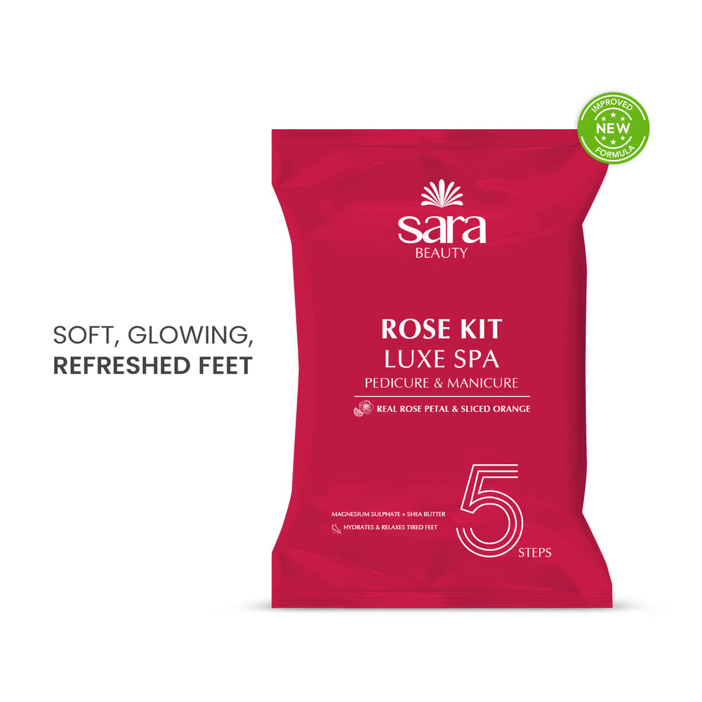 Sara Rose Kit Luxe Spa Pedicure and Manicure, 5 Steps - Image 2 - Buy from Indicrest