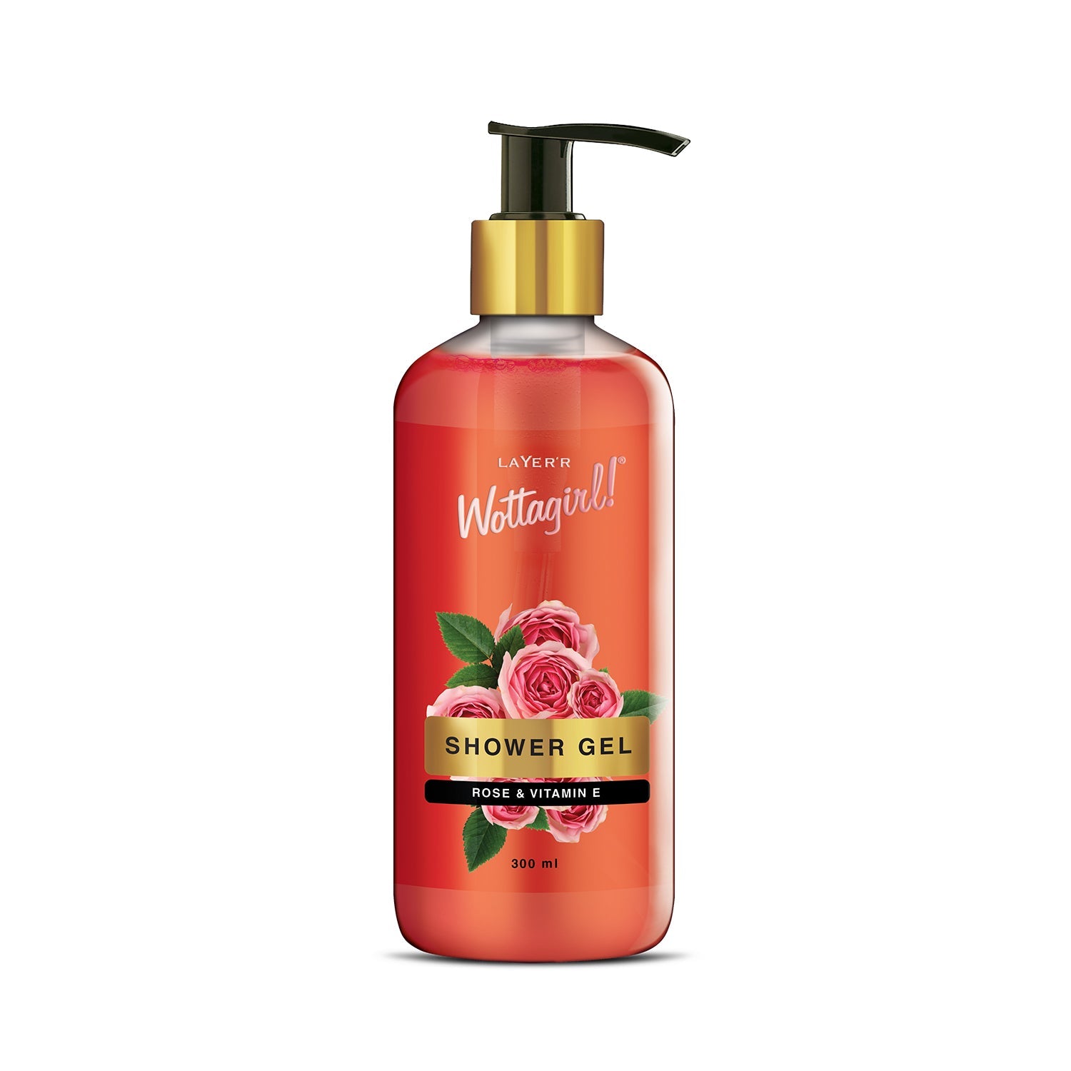 Wottagirl ROSE & VITAMIN E, 300ml - Image 3 - Buy from Indicrest