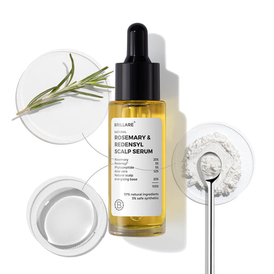 Brillare Rosemary & Redensyl Scalp Serum For Hair Growth, 30ml - Buy from Indicrest