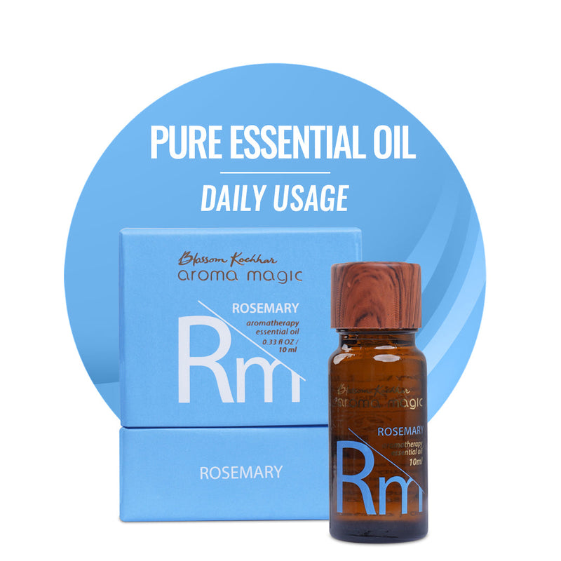 Aroma Magic Rosemary Essential Oil - Relieves Fatigue & Promote Hair Growth, 10ml - Buy from Indicrest