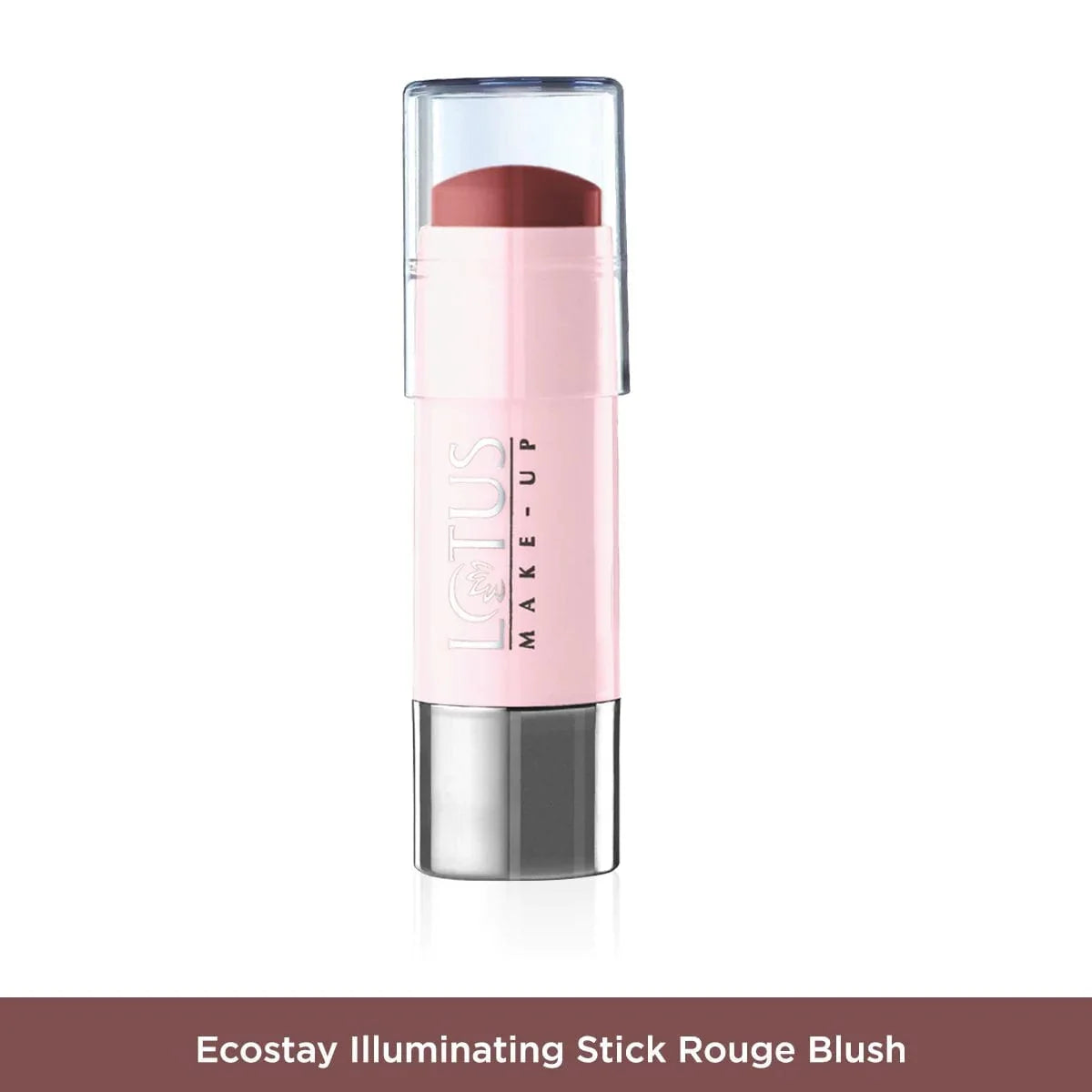 Lotus Herbals Ecostay Illuminating Stick, Rouge Blush, 6.5g