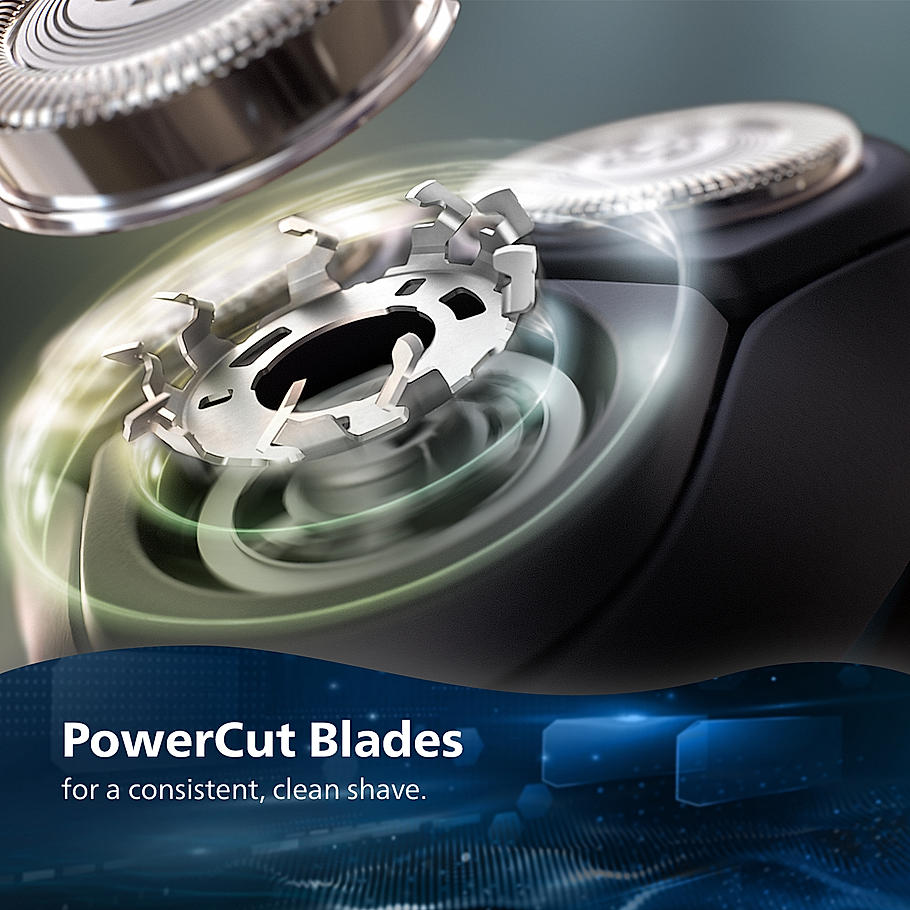 Philips Electric Shaver for Men-| SkinProtect Technology, Wet and Dry Shave | 5D Floating Heads | 27 Self Sharpening Blades | Pop up Trimmer | Cordless | Waterproof | S3144/03