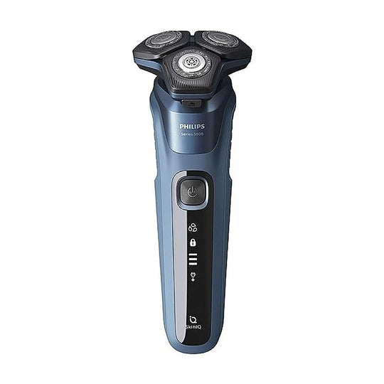 Philips Electric Shaver- SenseIQ Technology Power Adapt Sensor | 360D Flexing heads Integrated pop up trimmer I 90K cutting action per minute |Wet & Dry Shave | S5582/20 Buy at Indicrest