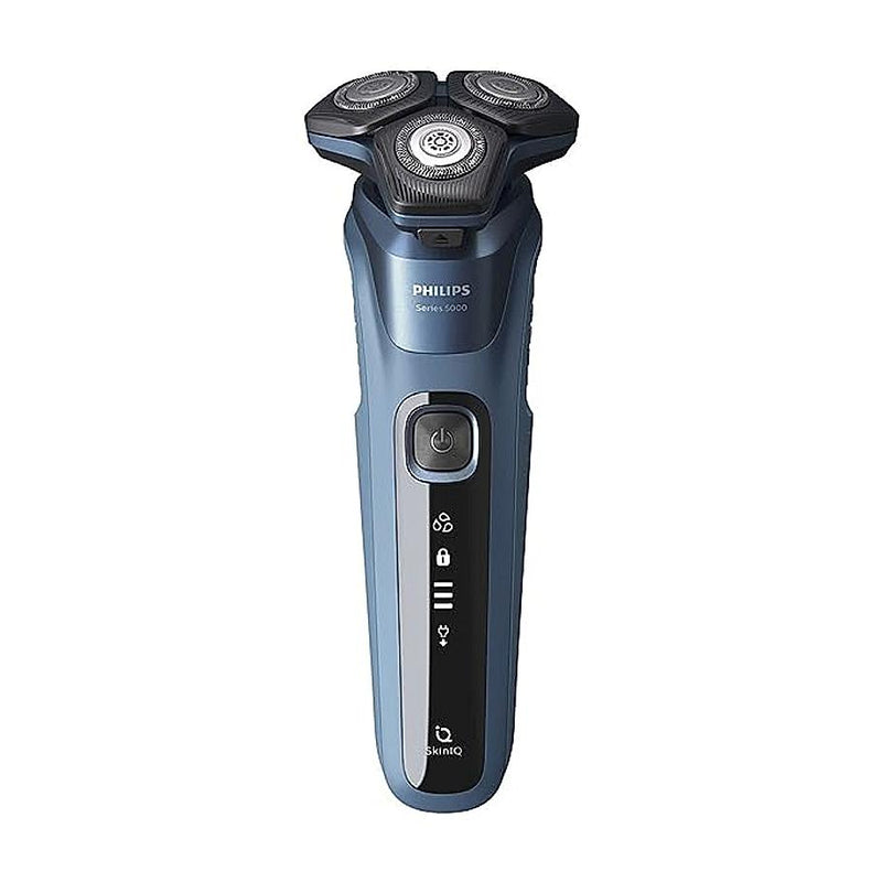 Philips Electric Shaver- SenseIQ Technology Power Adapt Sensor | 360D Flexing heads Integrated pop up trimmer I 90K cutting action per minute |Wet & Dry Shave | S5582/20 Buy at Indicrest