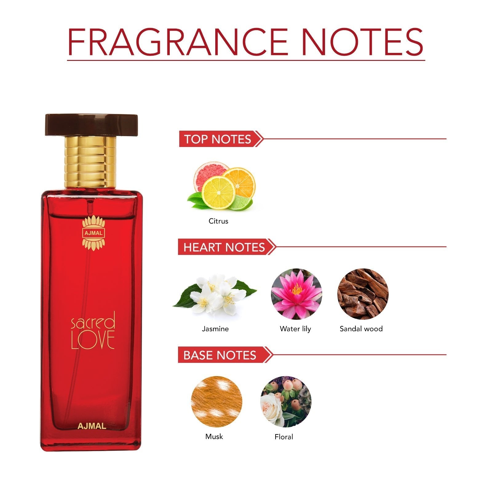 SACRED LOVE Perfume 50ML for Women - Image 2 - Buy from Indicrest