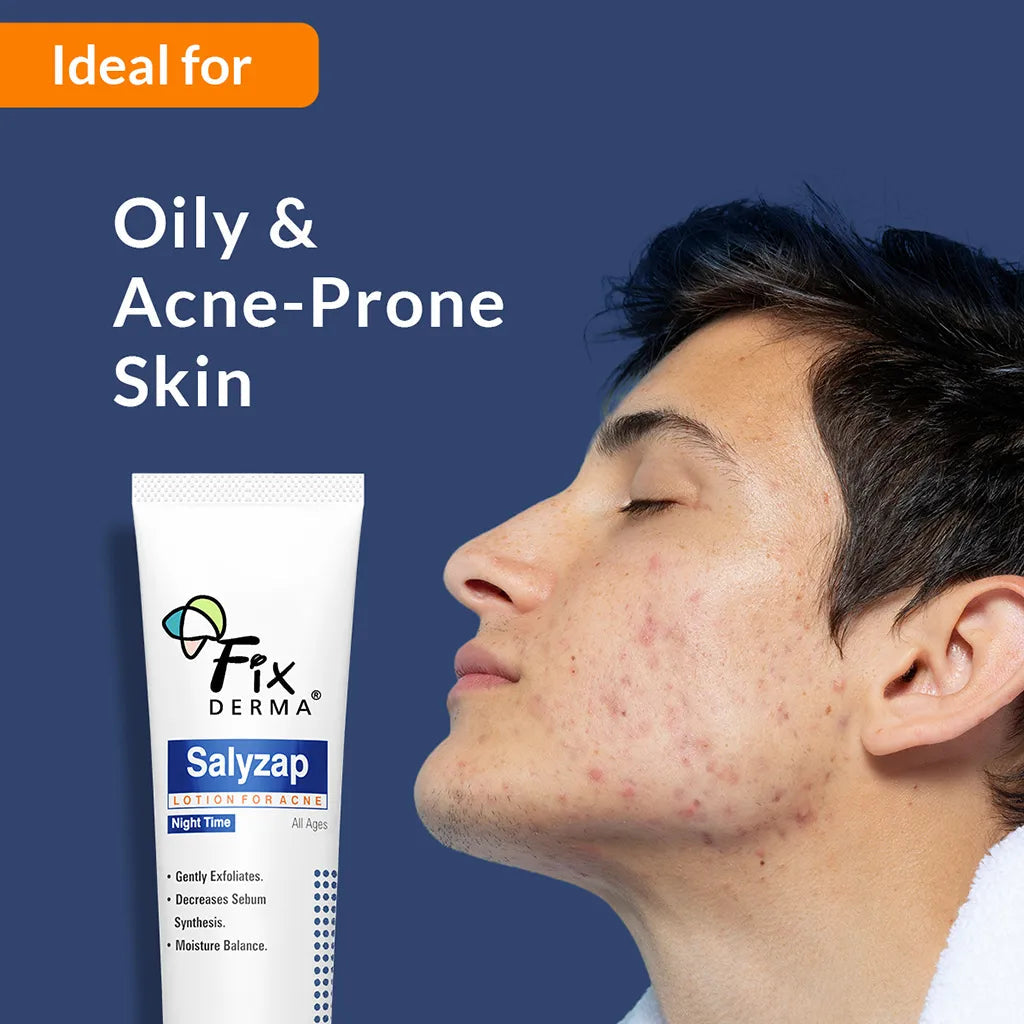 Fixderma Salyzap Night-time Lotion | Effective Spot Treatment to Calm & Heal Acne, 20ml - Image 3 - Buy from Indicrest