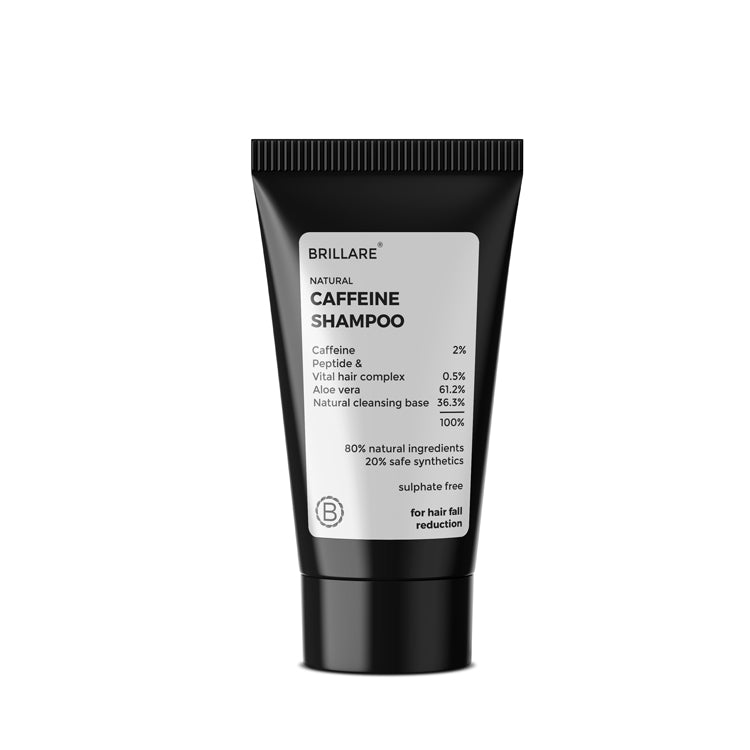 Brillare Mini Caffeine Shampoo For Reducing Hair Loss And Breakage, 12ml - Image 8 - Buy from Indicrest