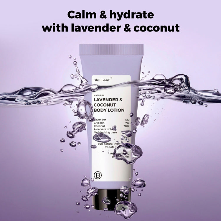 Brillare Mini Lavender & Coconut Body Lotion, 20ml - Image 2 - Buy from Indicrest