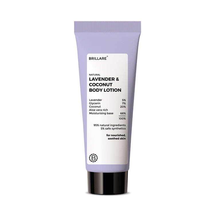 Brillare Mini Lavender & Coconut Body Lotion, 20ml - Image 7 - Buy from Indicrest