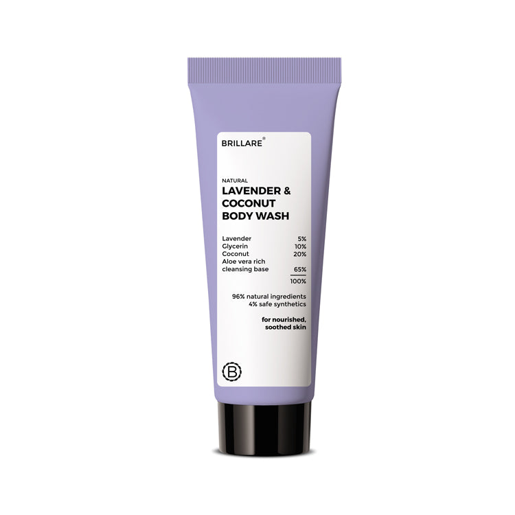 Brillare Mini Lavender & Coconut Body Wash, 20ml - Image 7 - Buy from Indicrest