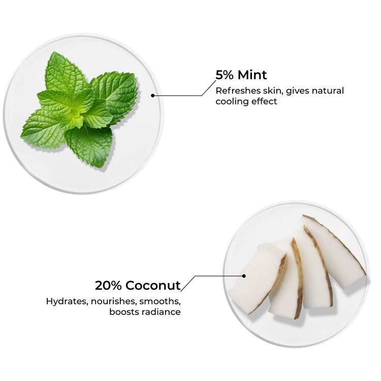 Brillare Mini Mint & Coconut Body Lotion, 20ml - Image 5 - Buy from Indicrest