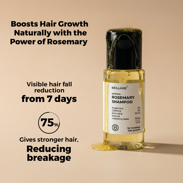 Brillare Mini Rosemary Shampoo for Visible Hair Growth, 15ml - Image 2 - Buy from Indicrest