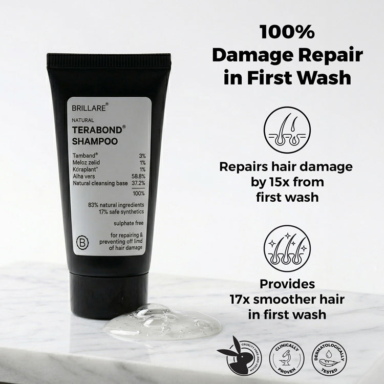 Brillare Mini Terabond Shampoo For Smooth, Manageable Hair, 12ml - Image 2 - Buy from Indicrest