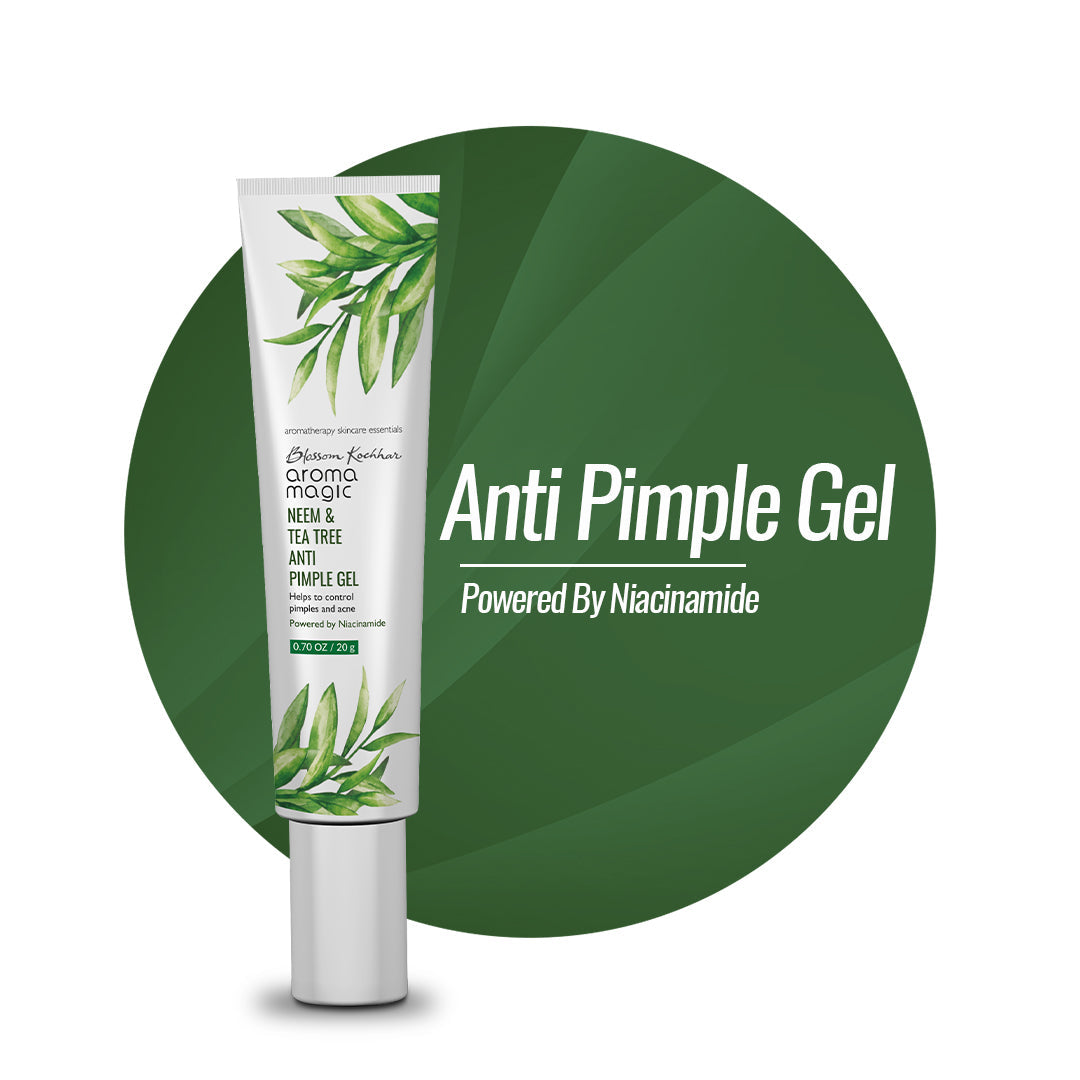Aroma Magic Neem & Tea Tree Anti Pimple Gel - Niacinamide, 20g - Image 2 - Buy from Indicrest