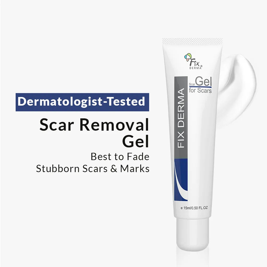 Fixderma Scar Gel for Scars | Gel-based treatment to fade stubborn scars & marks, 15ml - Buy from Indicrest