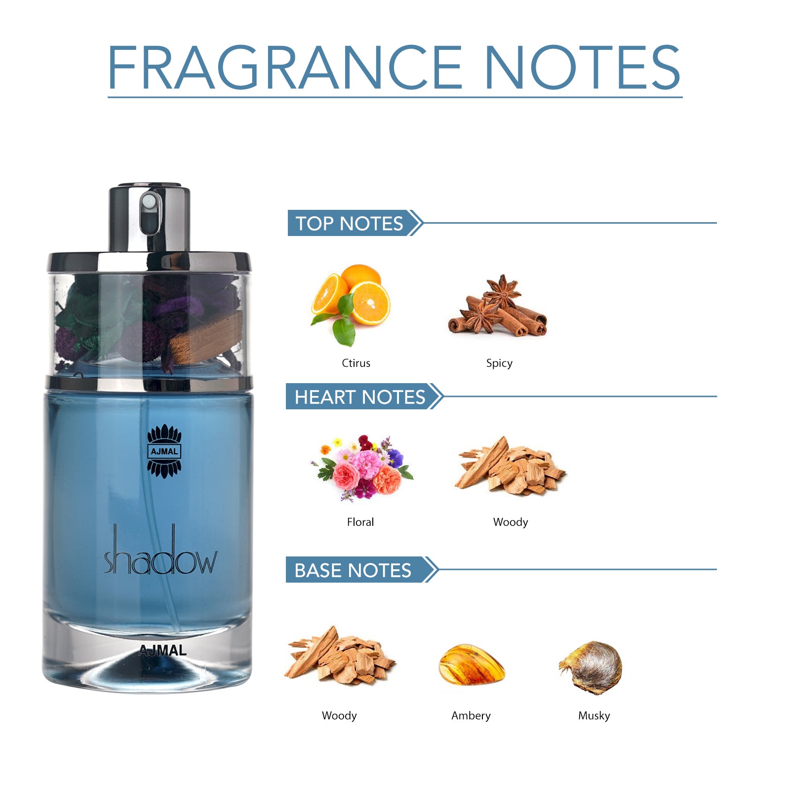 SHADOWII HOMME Perfume 75ML for Men - Image 2 - Buy from Indicrest