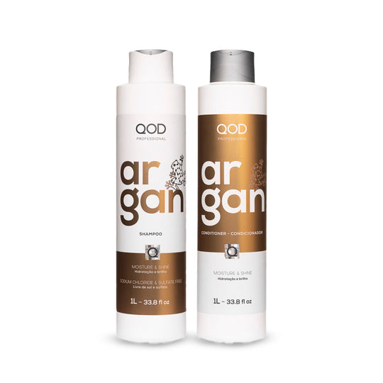 QOD Argan- Shampoo and Conditioner 1000ml Each - Combo Buy at Indicrest