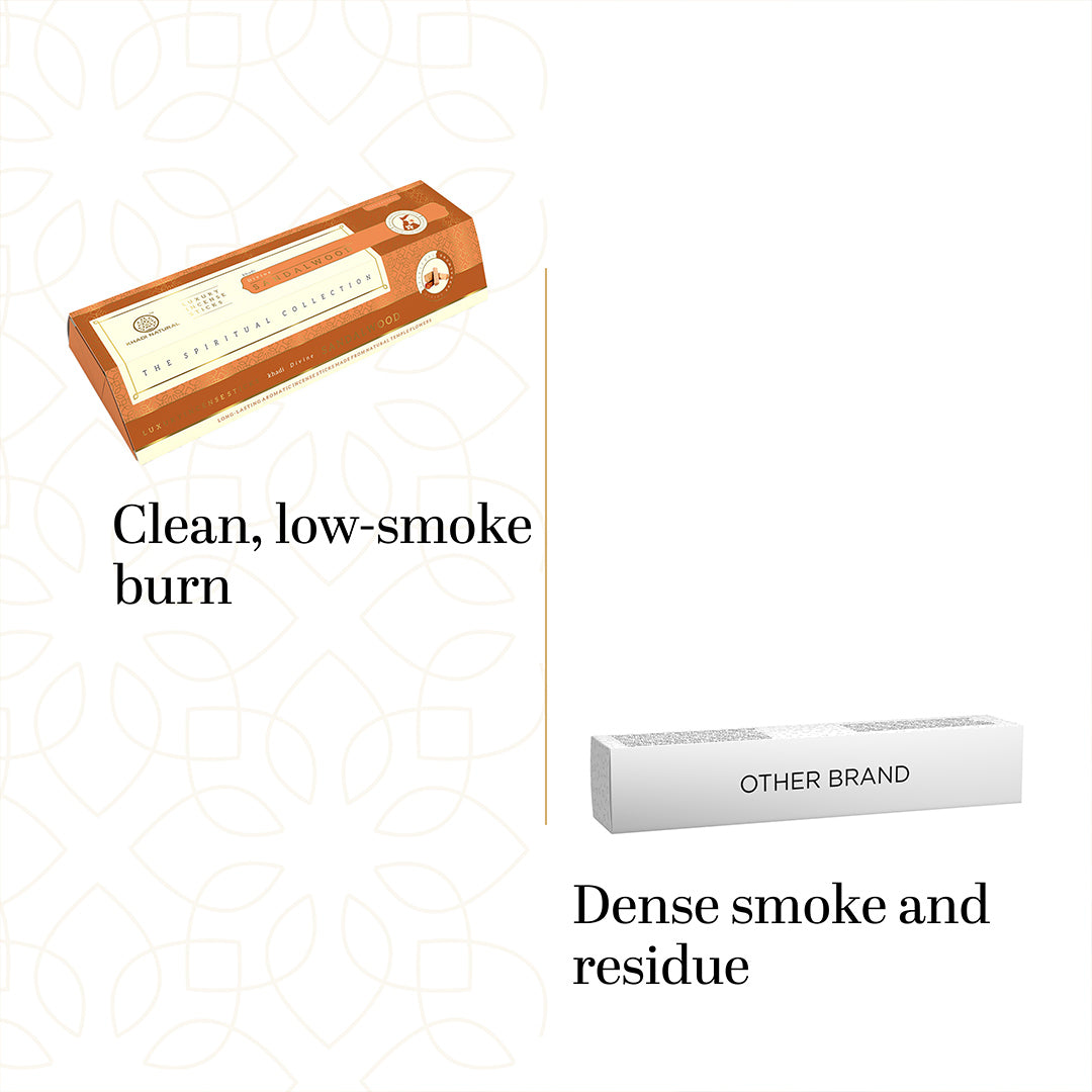 Khadi Natural Incense Sticks Jasmine and Sandalwood Combo of Pack of 6 - Image 5 - Buy from Indicrest