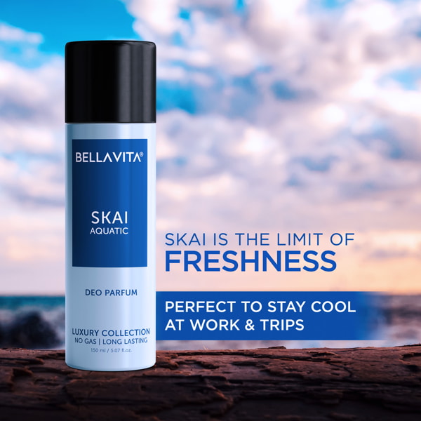 SKAI Aquatic Unisex Deodorant - 150ml - Image 2 - Indicrest