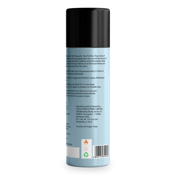 SKAI Aquatic Unisex Deodorant - 150ml - Image 7 - Indicrest