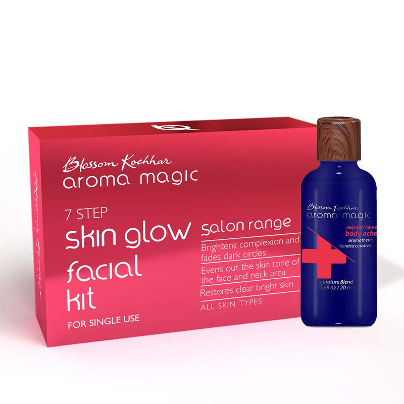 Aroma Magic Skin Glow Facial Kit with Body Ache Oil Combo - Buy from Indicrest
